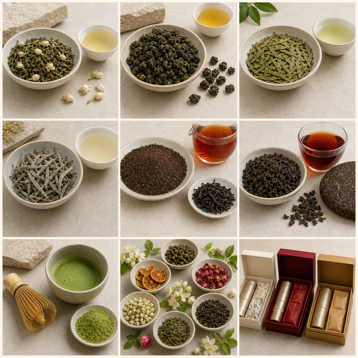 茉莉花茶外观概念参考